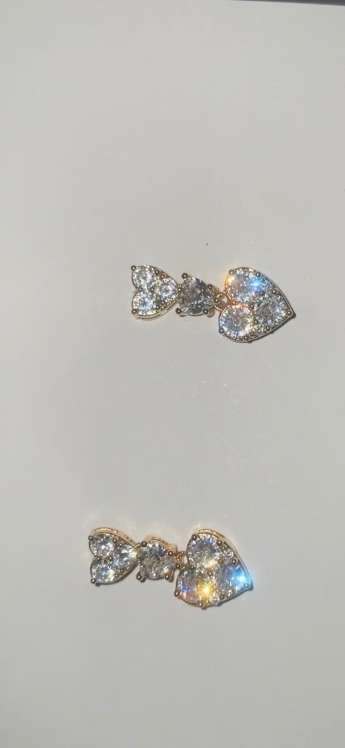Heart earrings
