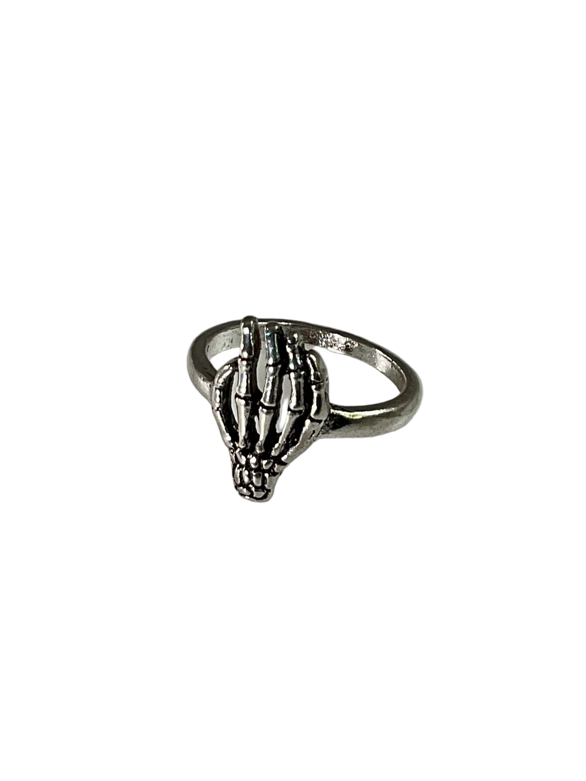Skeleton hand ring