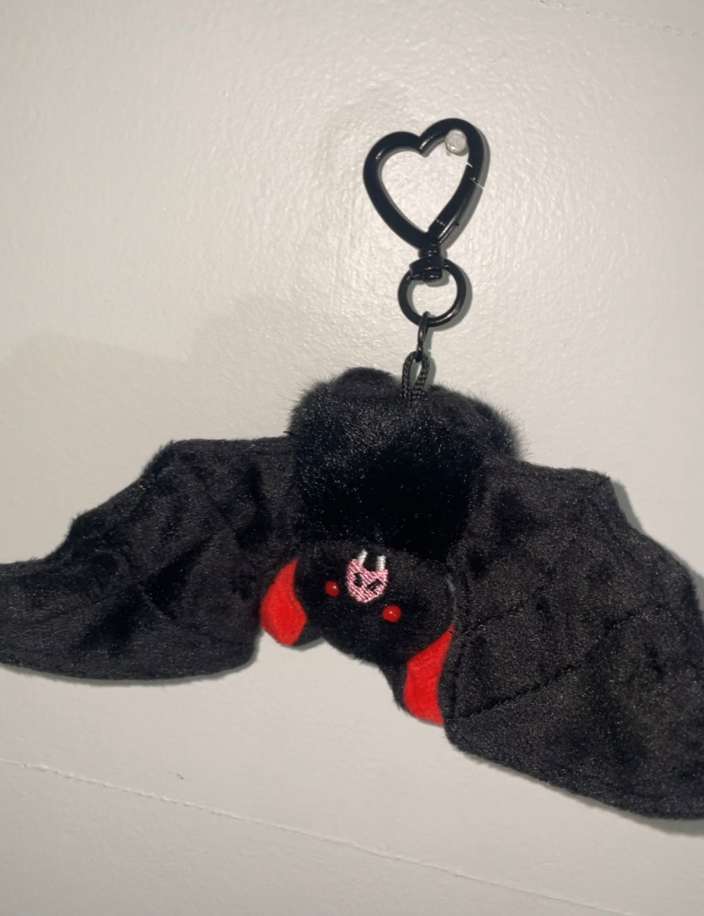 Baby bat keychain