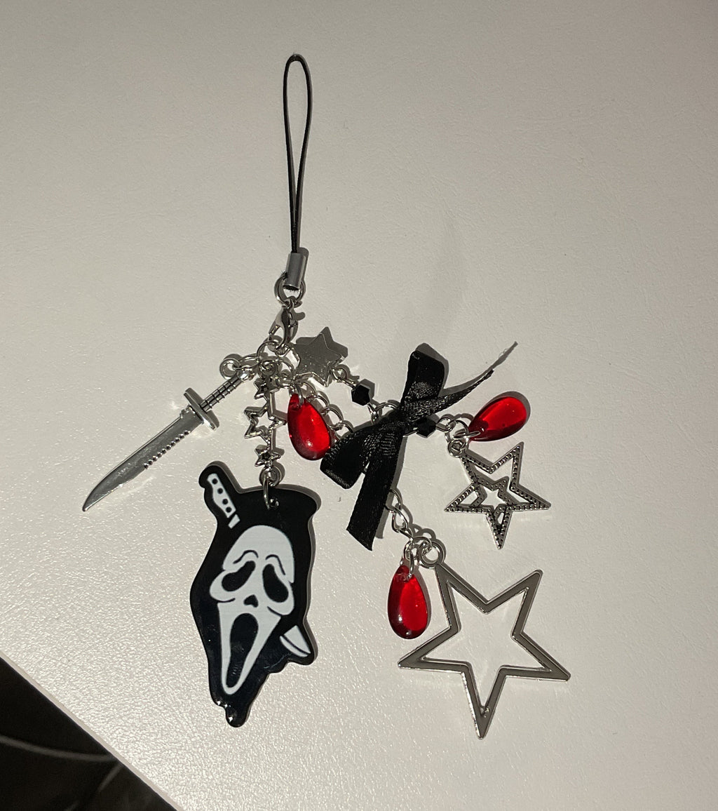 Ghost face keychain