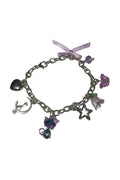 Purple katt charmy bracelet