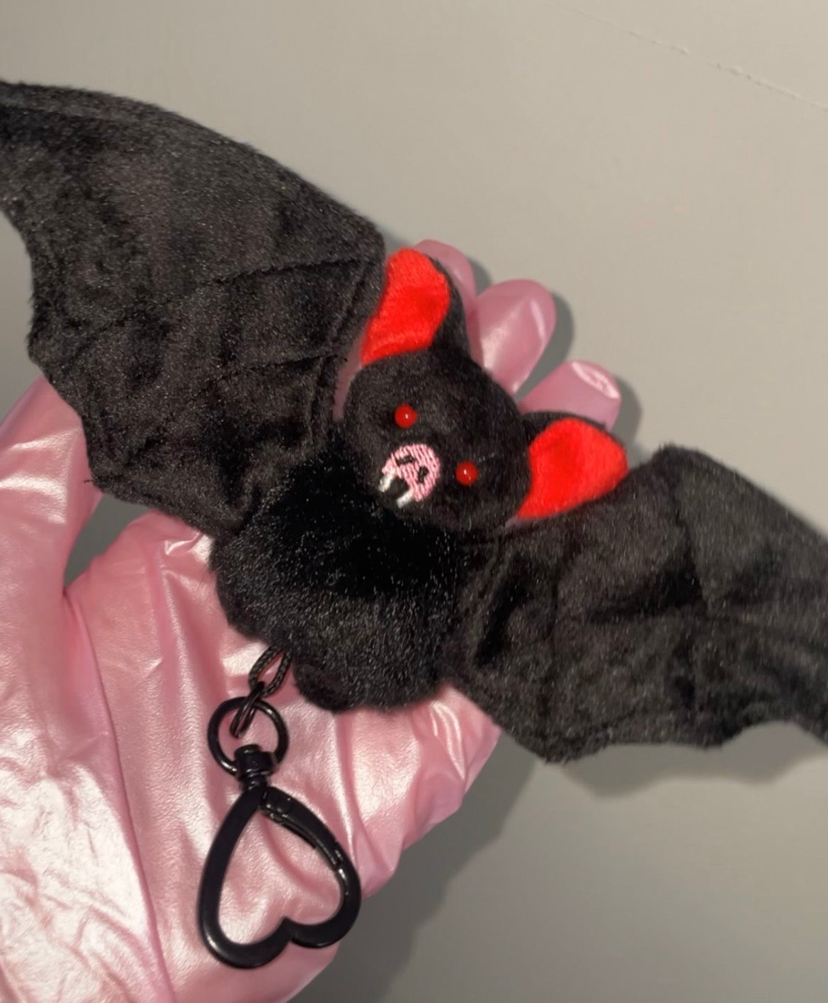 Baby bat keychain