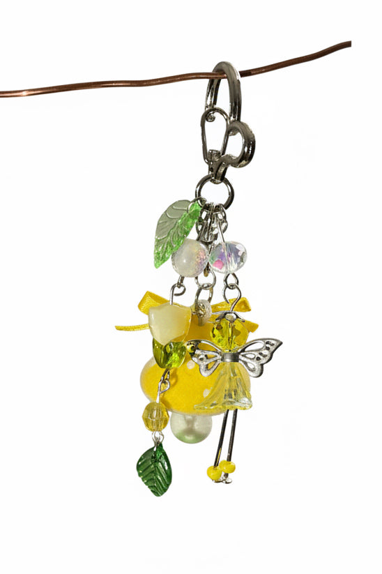 fairy mushroom keychain