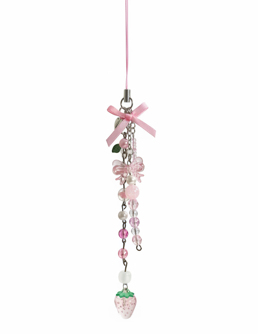 Strawberry strawberry keychain