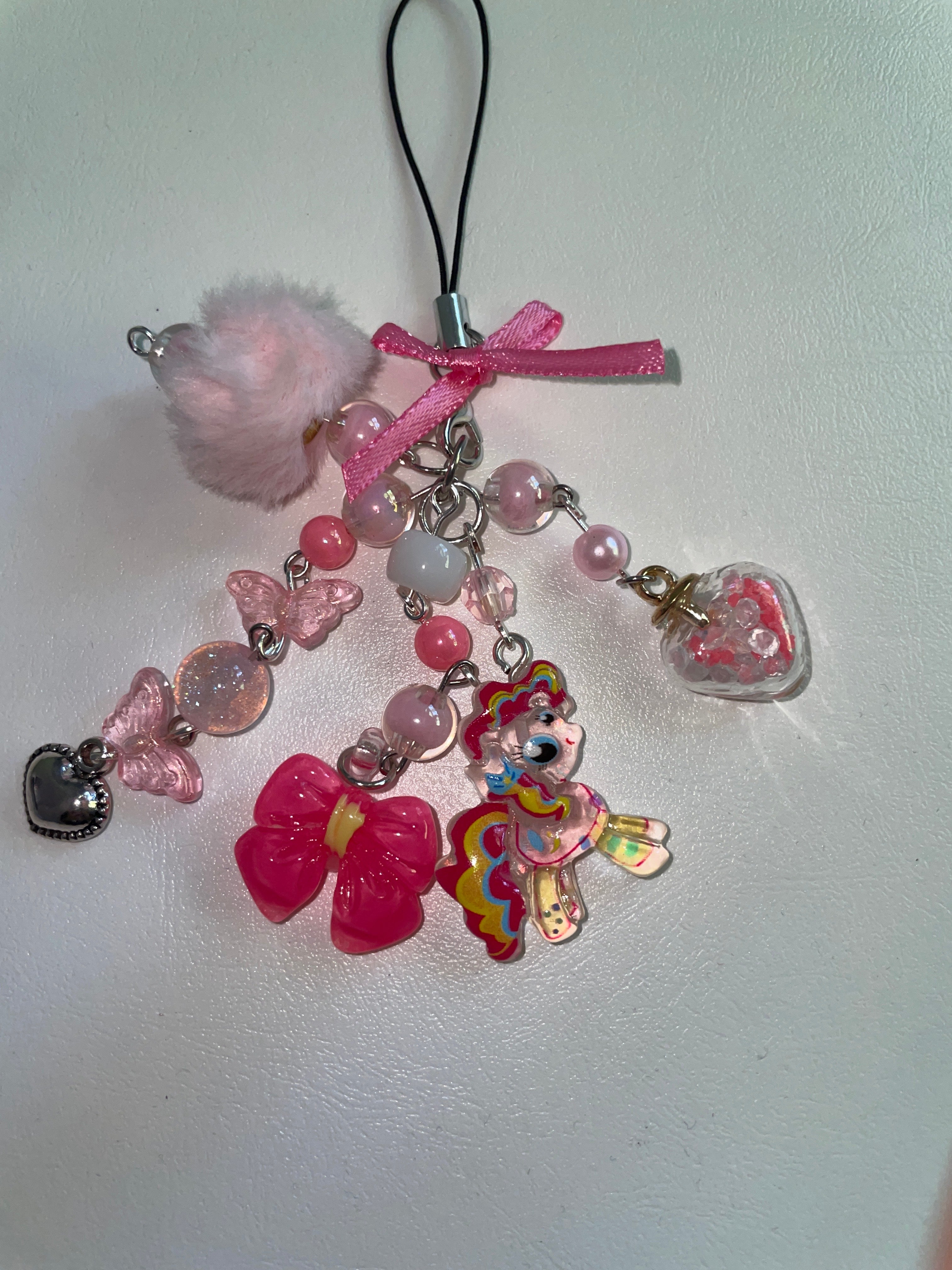 Pinkieeee pieee keychain