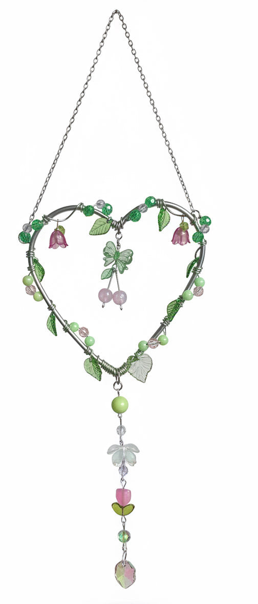 Earthy blush cherry mini sun catcher