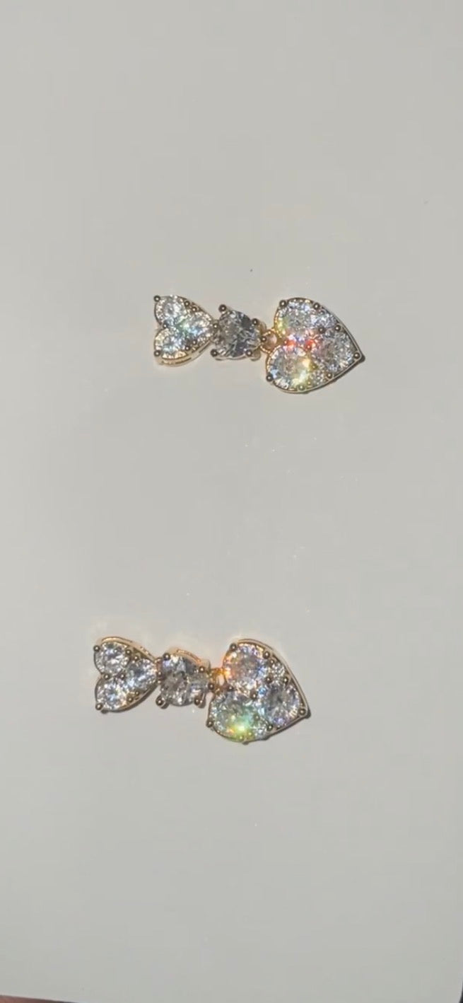 Heart earrings