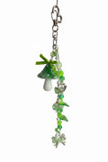 Green mushroom keychain