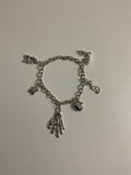 Gothy charm bracelet